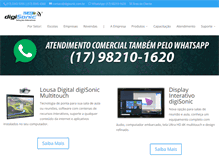 Tablet Screenshot of digisonic.com.br